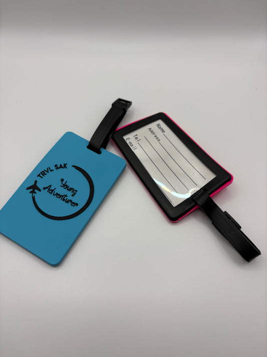 Trvl Sak Luggage Tags - Pink