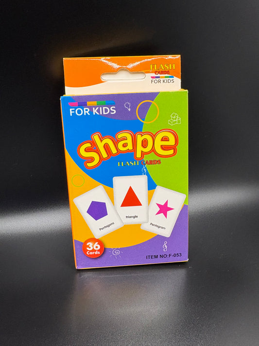 Shape Flash Cards – 36 Cards