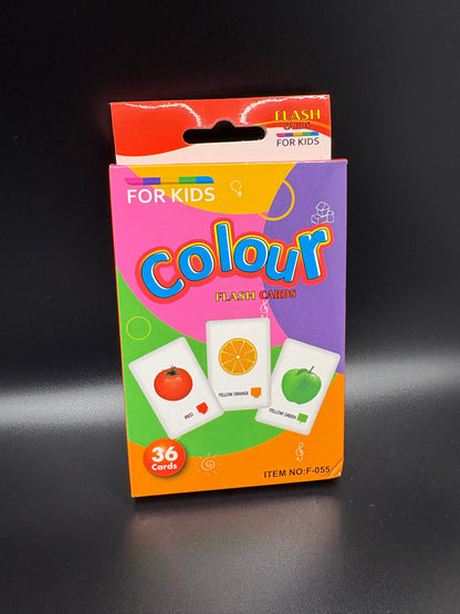 Colour Flash Cards – 36 Cards
