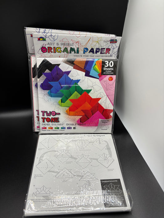Origami Paper Pack – 30 Sheets